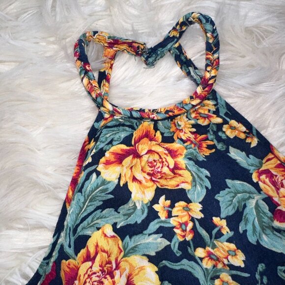 American Eagle Floral Halter Dress - Picture 2 of 4